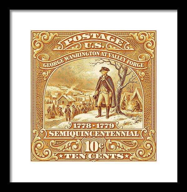 Valley Forge 10c 2 - Framed Print