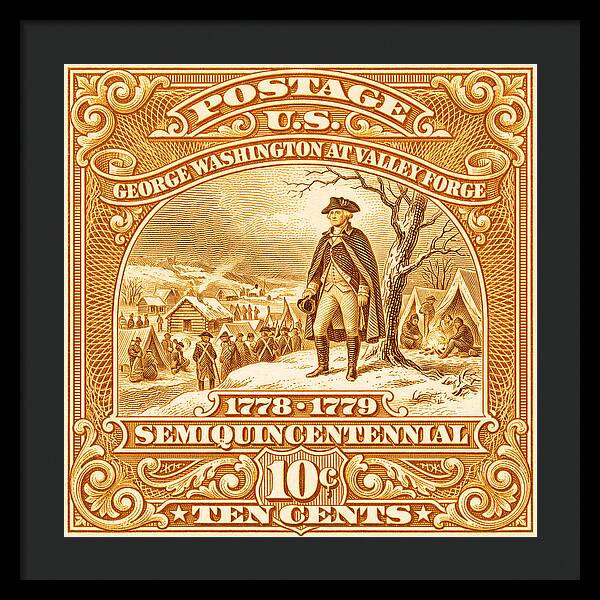 Valley Forge 10c 2 - Framed Print