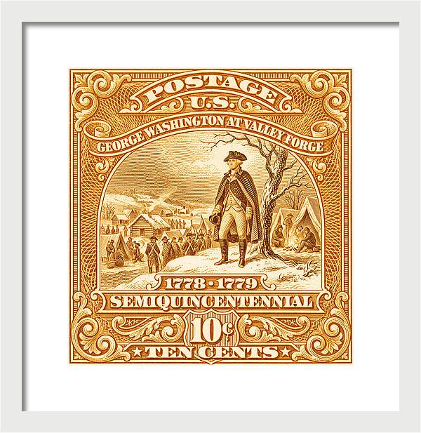 Valley Forge 10c 2 - Framed Print