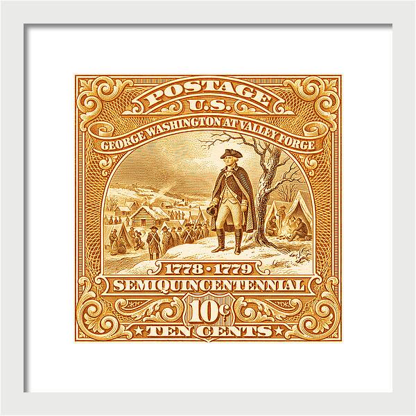 Valley Forge 10c 2 - Framed Print