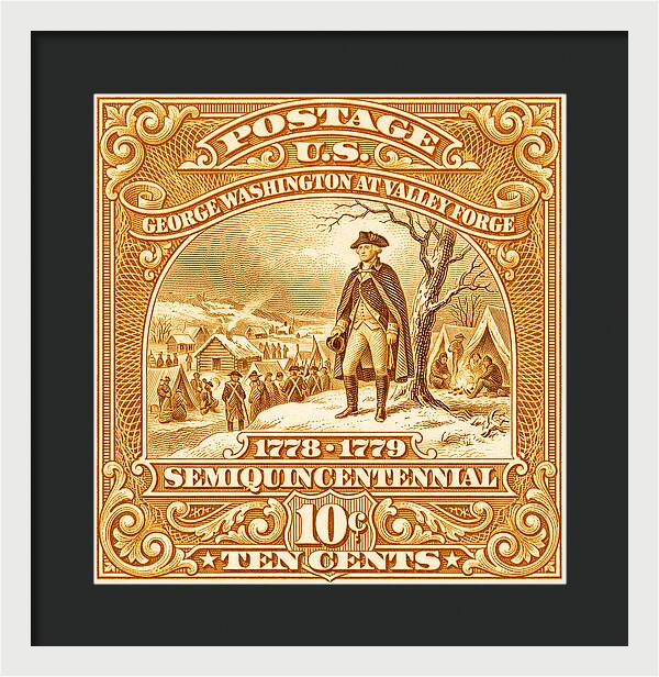 Valley Forge 10c 2 - Framed Print