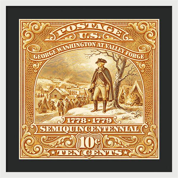 Valley Forge 10c 2 - Framed Print