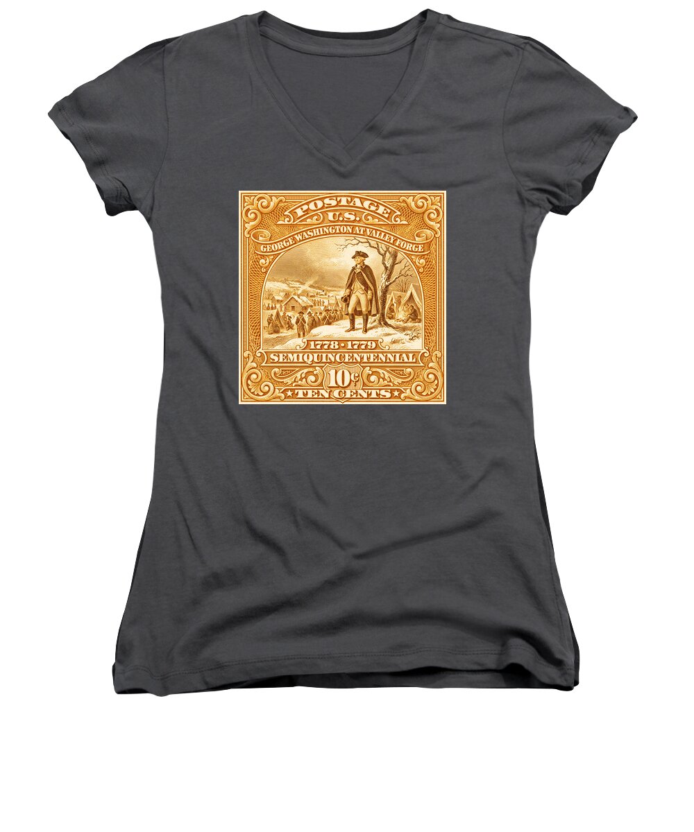 Valley Forge 10c 2 - Women's V-Neck
