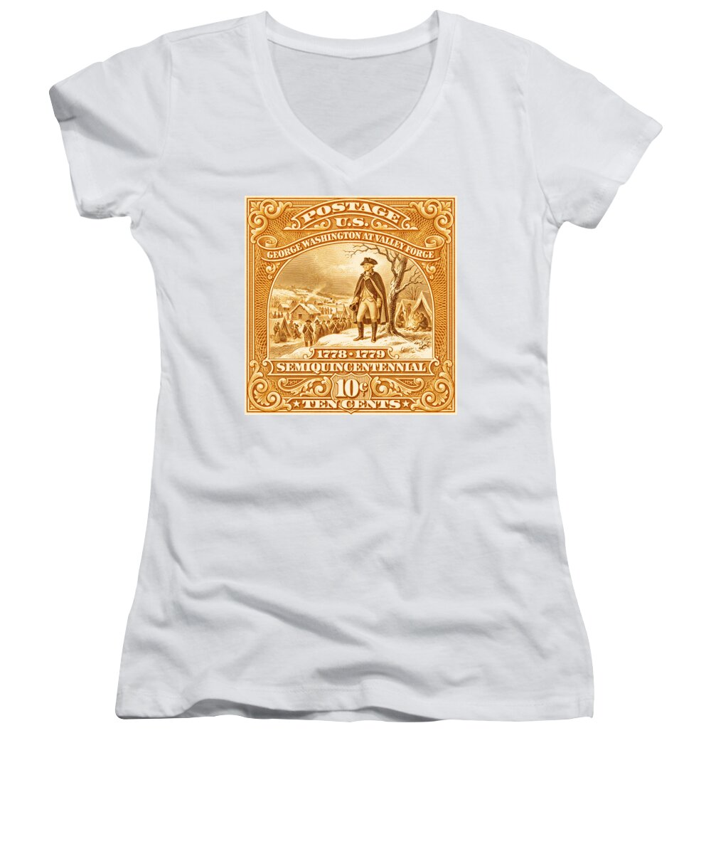 Valley Forge 10c 2 - Women's V-Neck