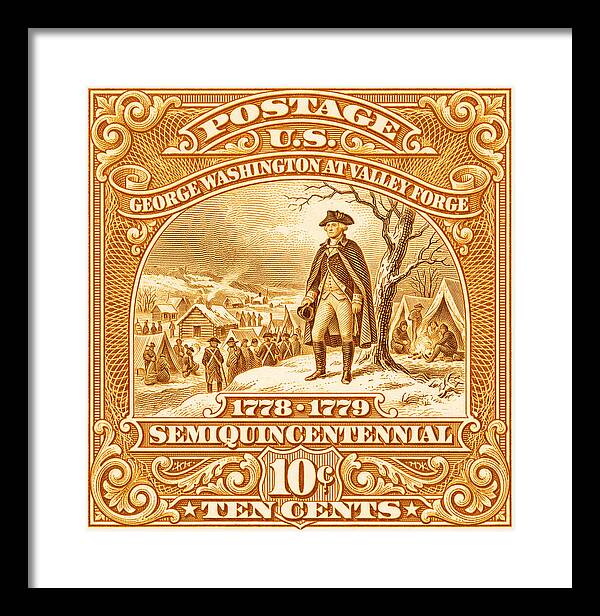 Valley Forge 10c 2 - Framed Print