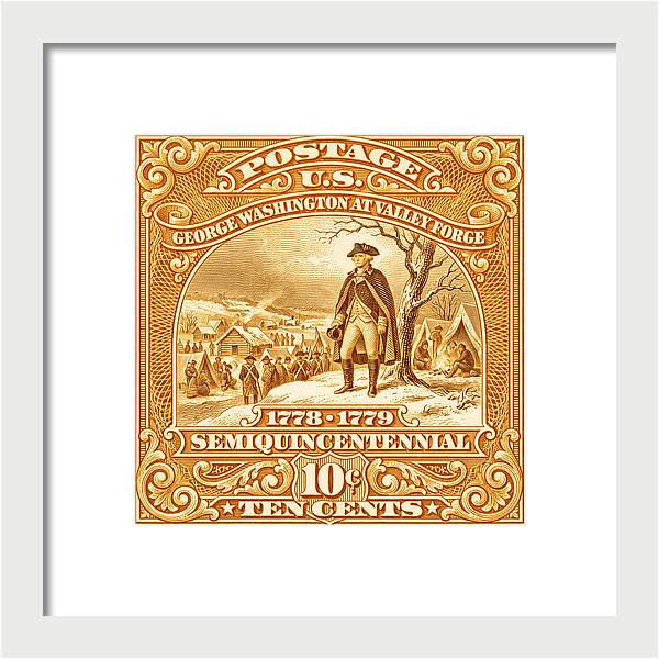 Valley Forge 10c 2 - Framed Print
