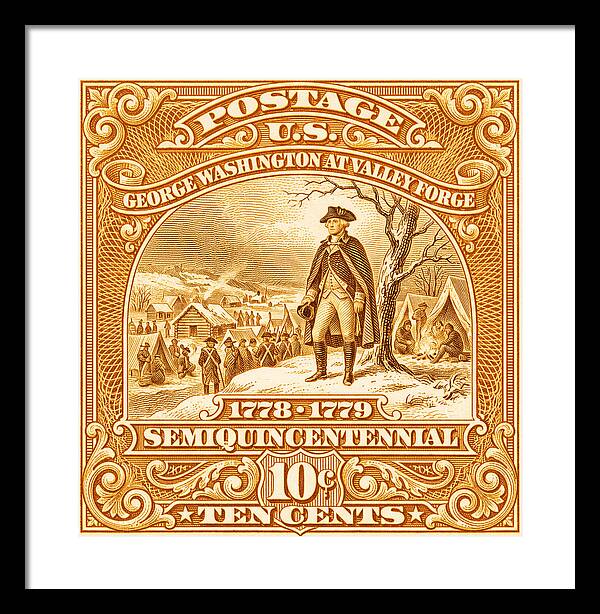Valley Forge 10c 2 - Framed Print