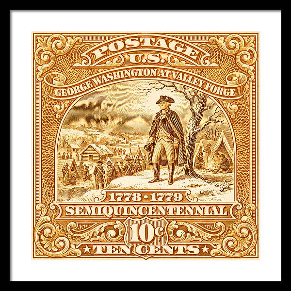 Valley Forge 10c 2 - Framed Print