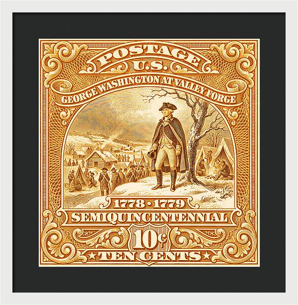 Valley Forge 10c 2 - Framed Print