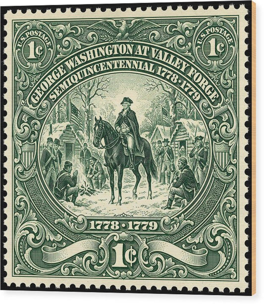 Valley Forge 1c - Wood Print
