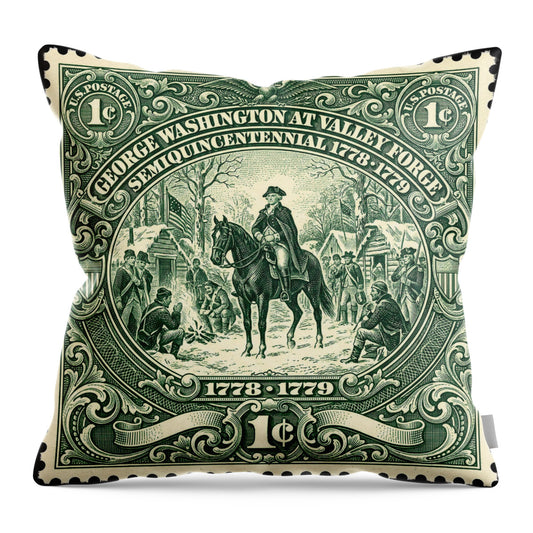 Valley Forge 1c - Throw Pillow