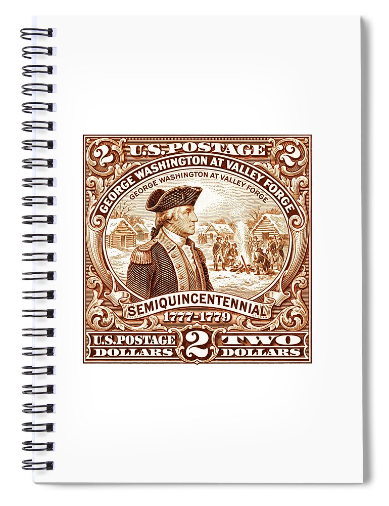 Valley Forge $2 - Spiral Notebook