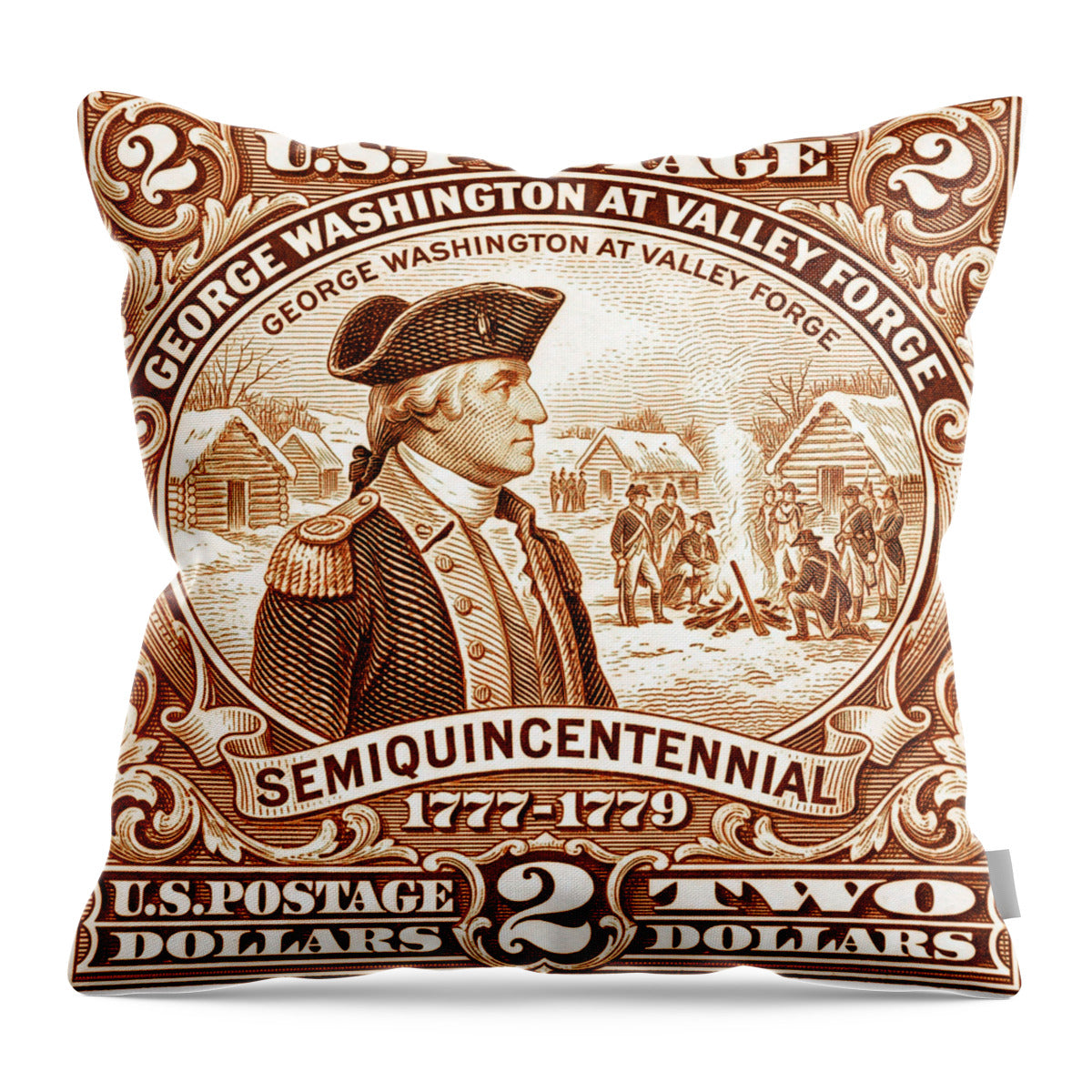 Valley Forge $2 - Throw Pillow