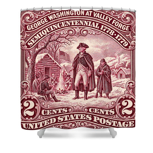 Valley Forge 2c - Shower Curtain