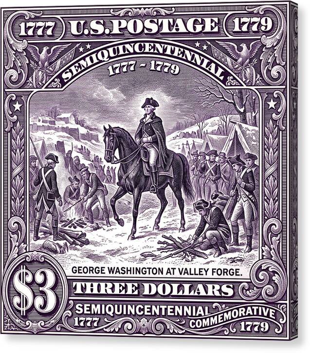 Valley Forge $3 - Canvas Print