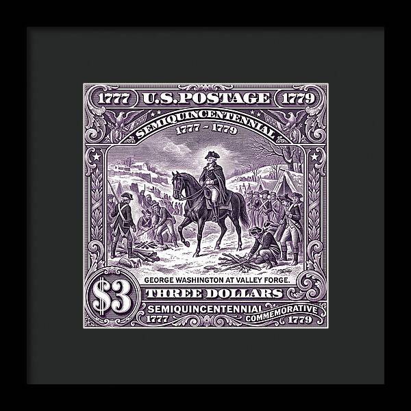 Valley Forge $3 - Framed Print