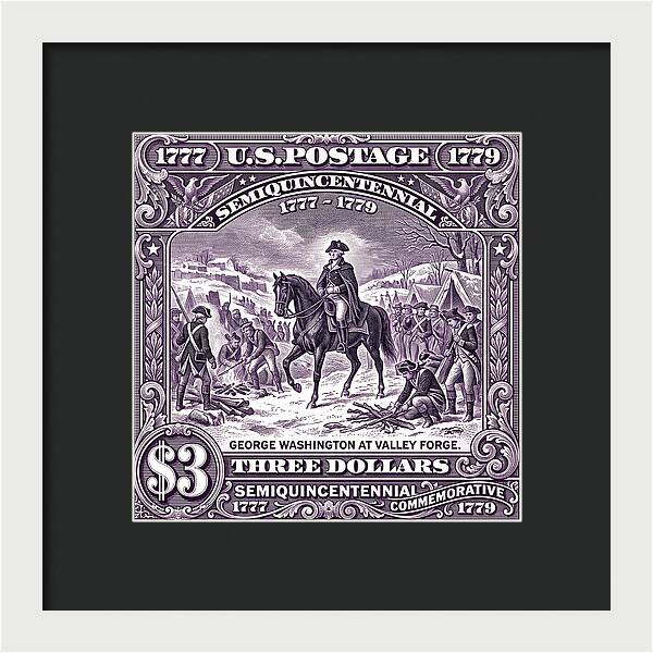 Valley Forge $3 - Framed Print