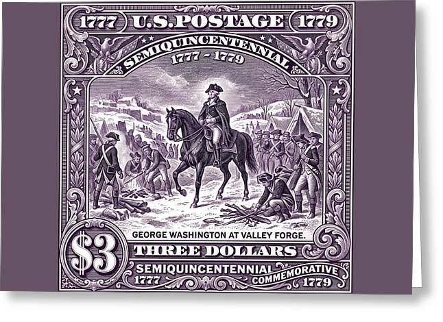 Valley Forge $3 - Greeting Card