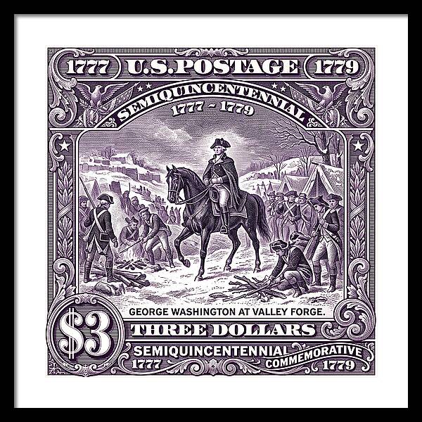 Valley Forge $3 - Framed Print