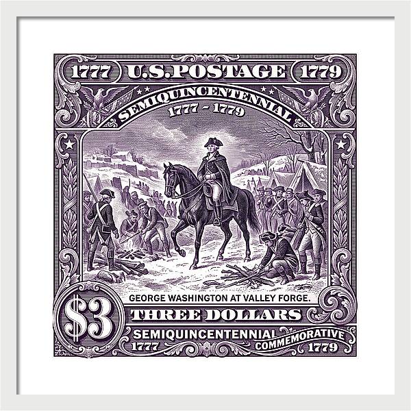 Valley Forge $3 - Framed Print
