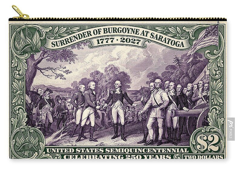 Victory at Saratoga $2 - Zip Pouch