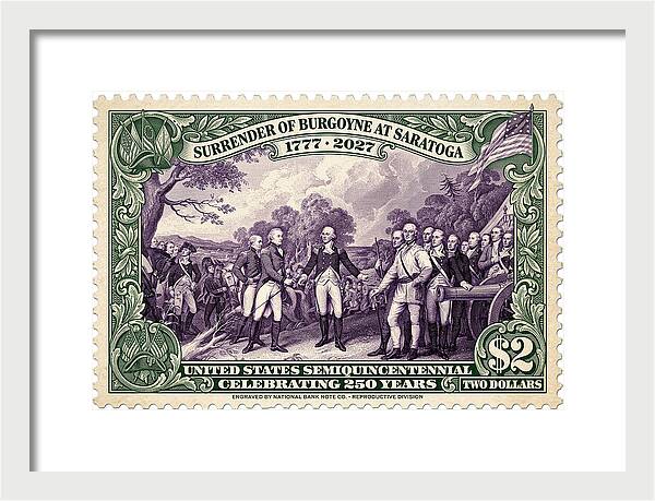 Victory at Saratoga $2 - Framed Print