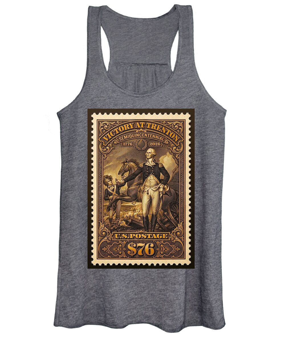 Victory at Trenton Postage Stamp - Women's Tank Top