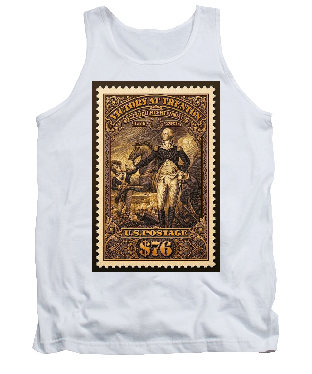 Victory at Trenton Postage Stamp - Tank Top