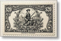 Westport Minuteman $20 - Metal Print
