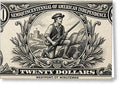 Westport Minuteman $20 - Greeting Card