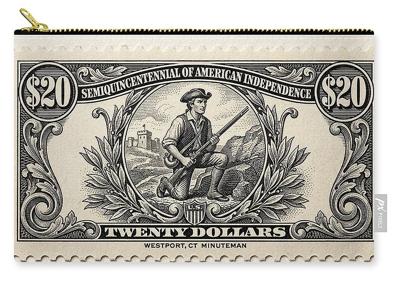 Westport Minuteman $20 - Zip Pouch