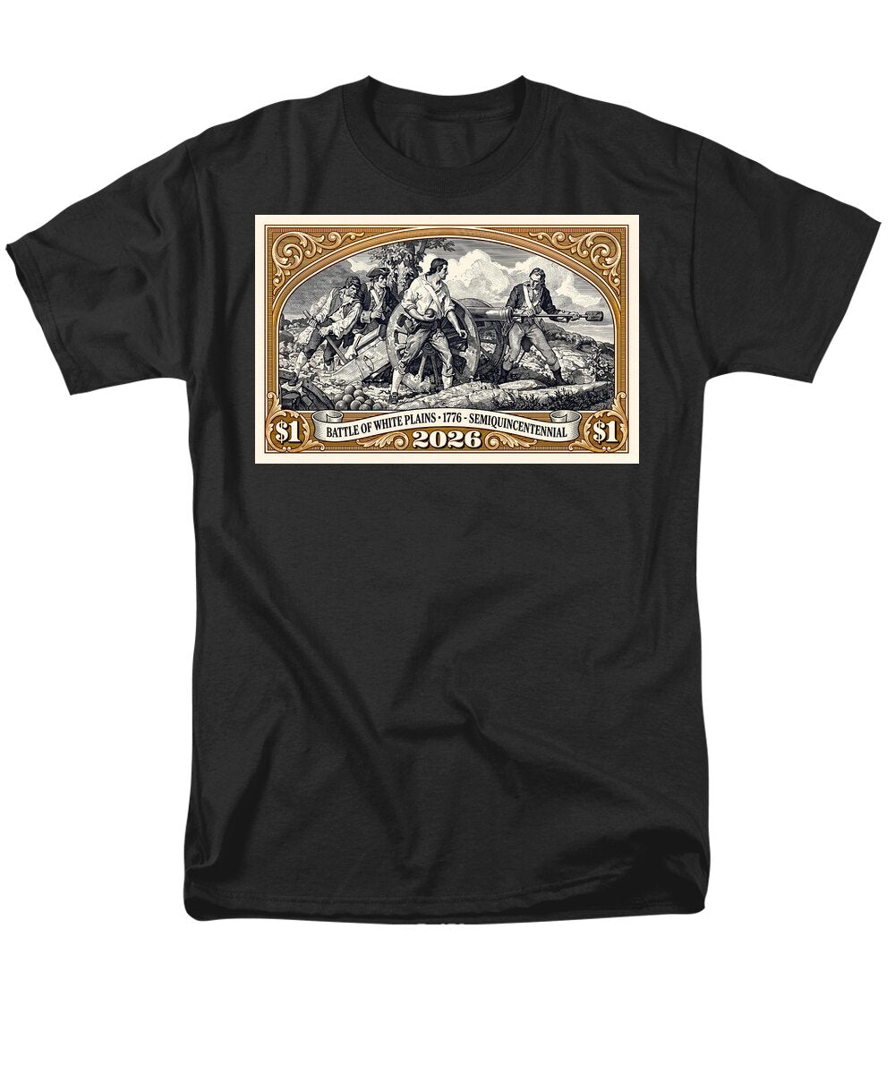 White Plains $1 - Men's T-Shirt  (Regular Fit)