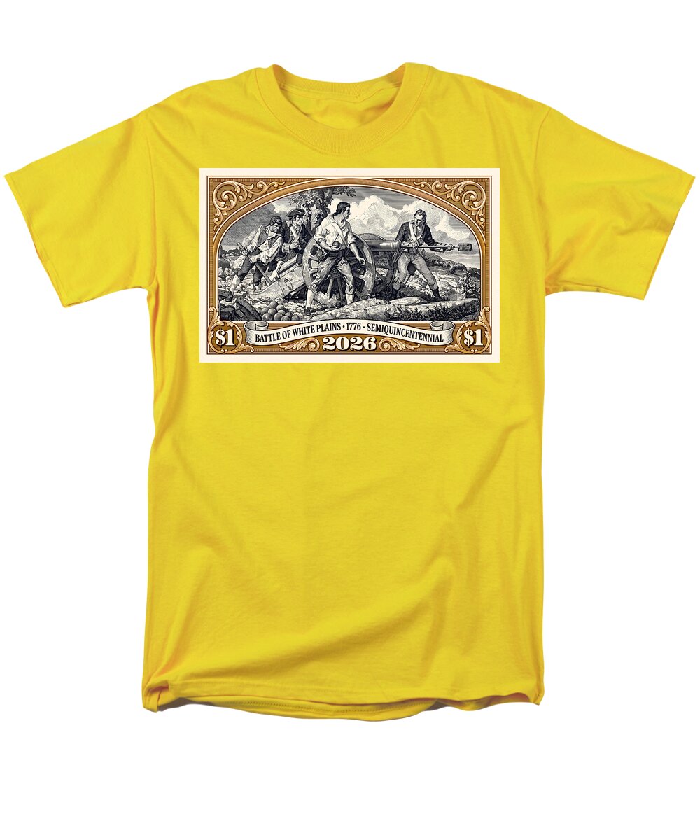 White Plains $1 - Men's T-Shirt  (Regular Fit)