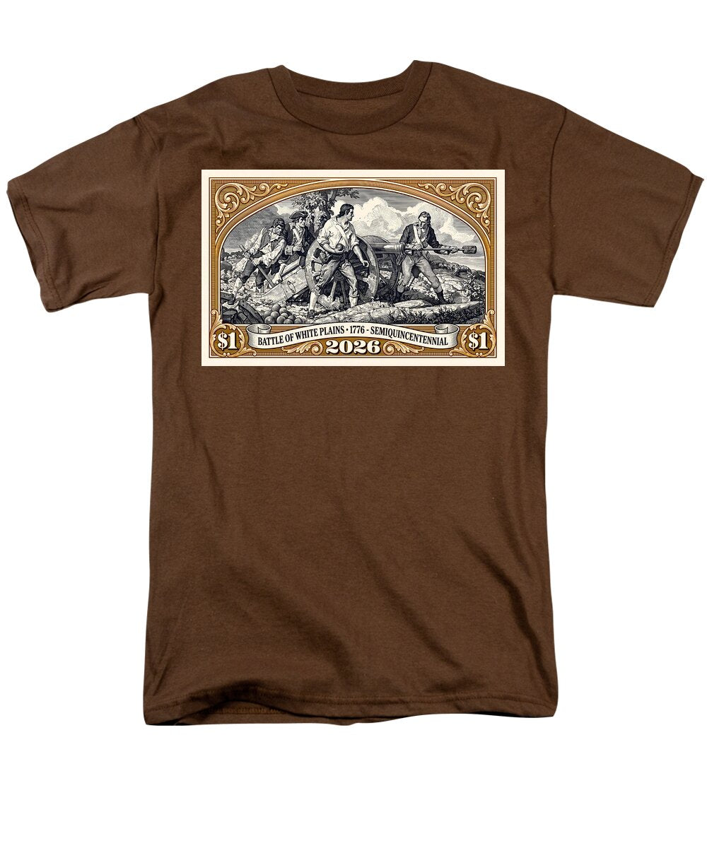 White Plains $1 - Men's T-Shirt  (Regular Fit)