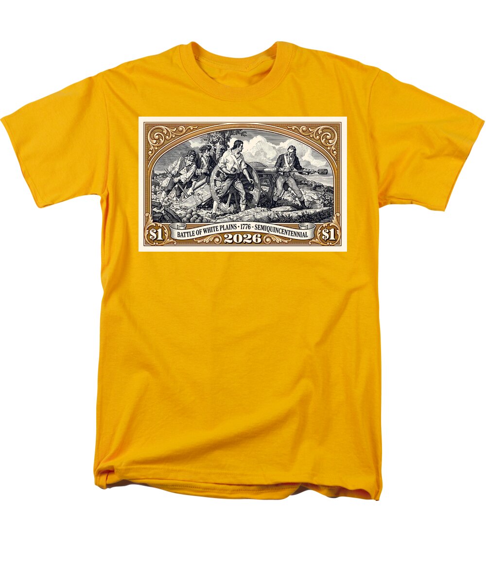 White Plains $1 - Men's T-Shirt  (Regular Fit)