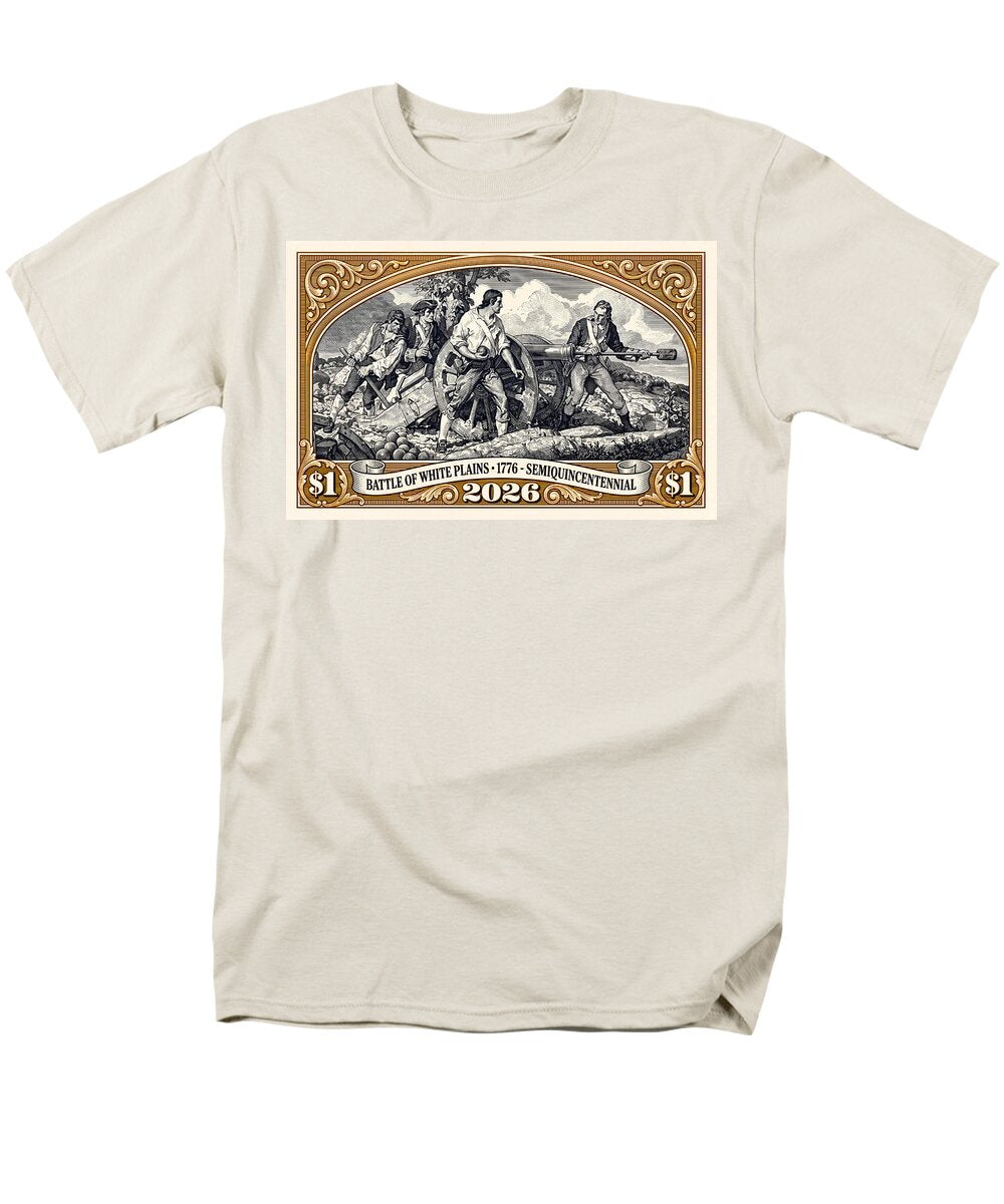 White Plains $1 - Men's T-Shirt  (Regular Fit)
