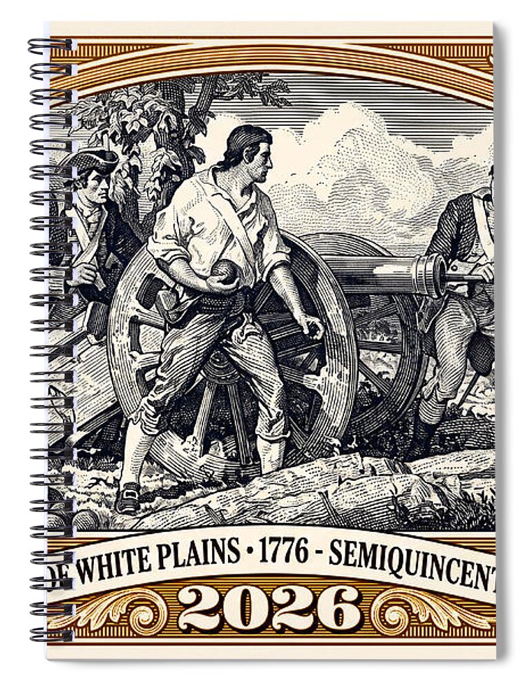 White Plains $1 - Spiral Notebook