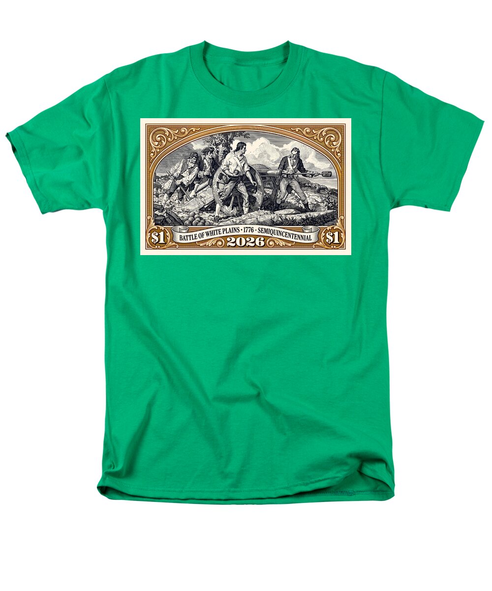 White Plains $1 - Men's T-Shirt  (Regular Fit)