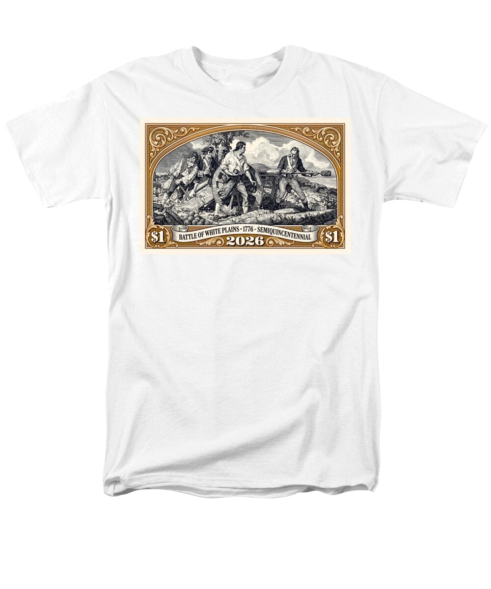 White Plains $1 - Men's T-Shirt  (Regular Fit)