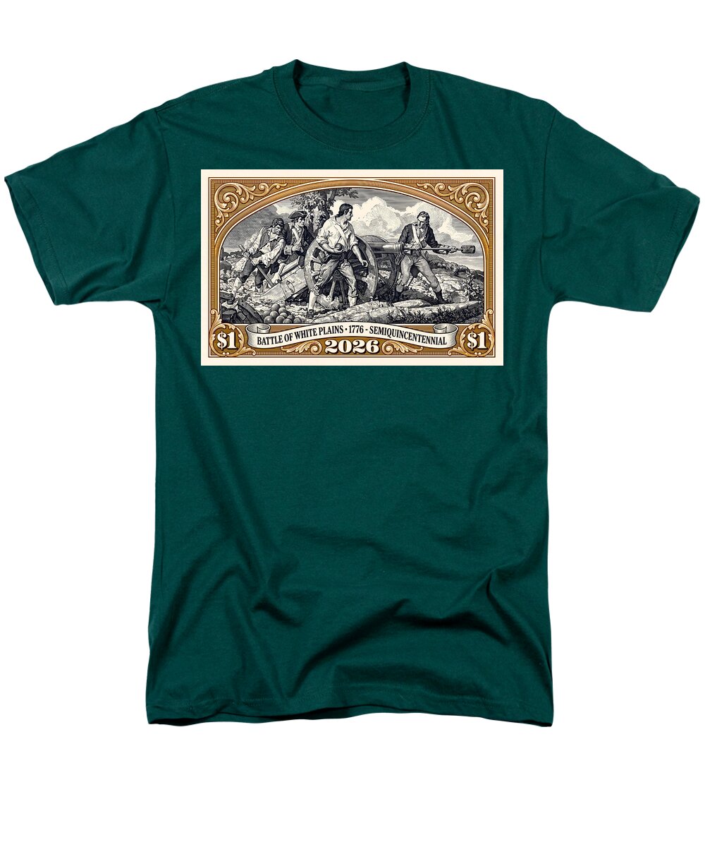 White Plains $1 - Men's T-Shirt  (Regular Fit)