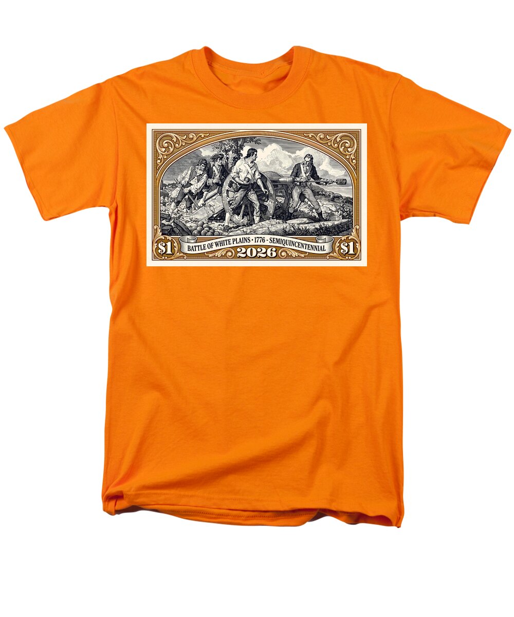 White Plains $1 - Men's T-Shirt  (Regular Fit)