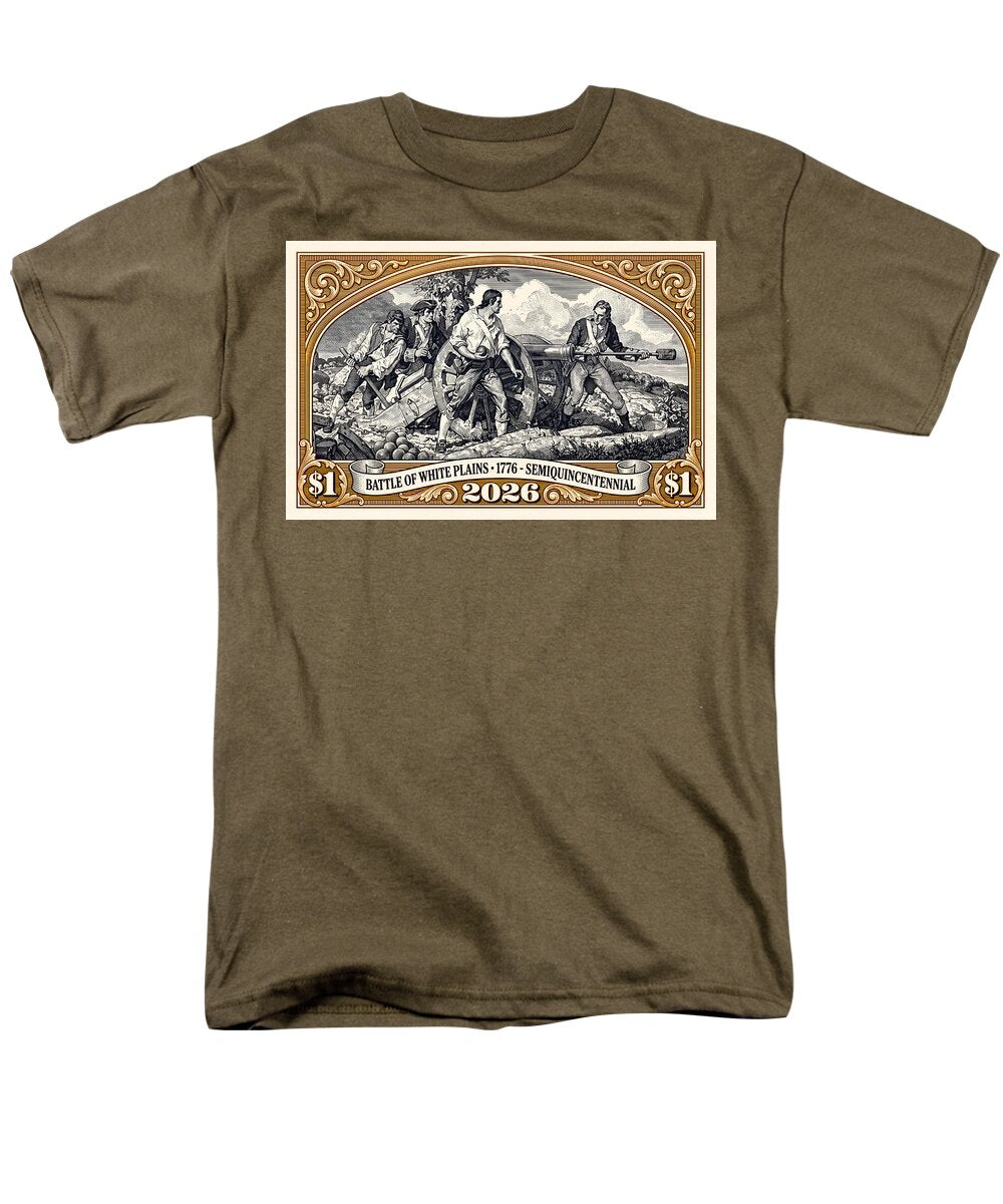White Plains $1 - Men's T-Shirt  (Regular Fit)