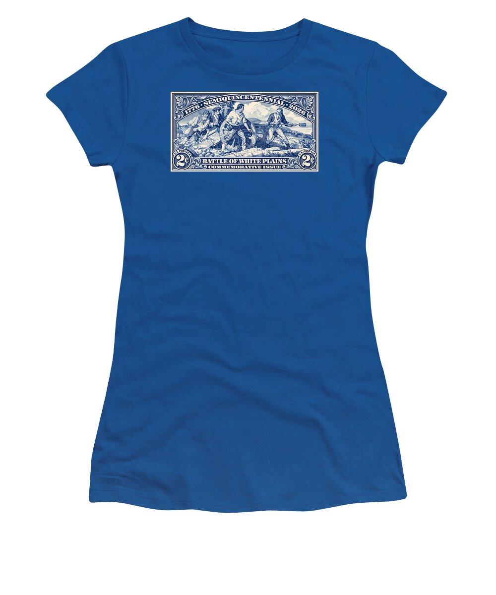 White Plains 2c blue - Women's T-Shirt