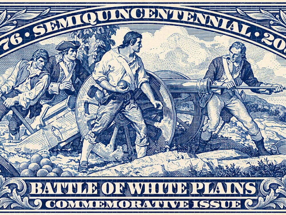 White Plains 2c blue - Puzzle