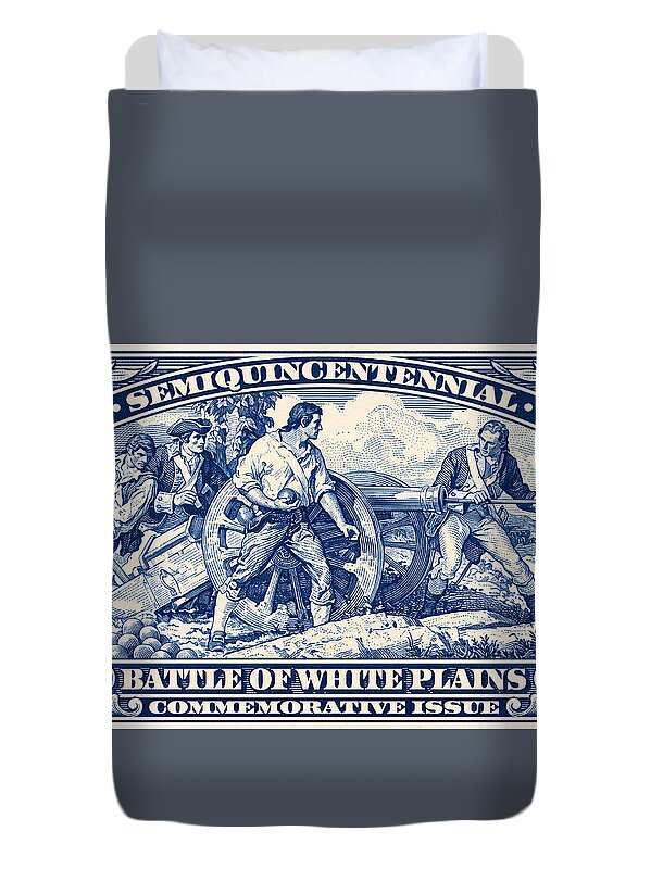 White Plains 2c blue - Duvet Cover