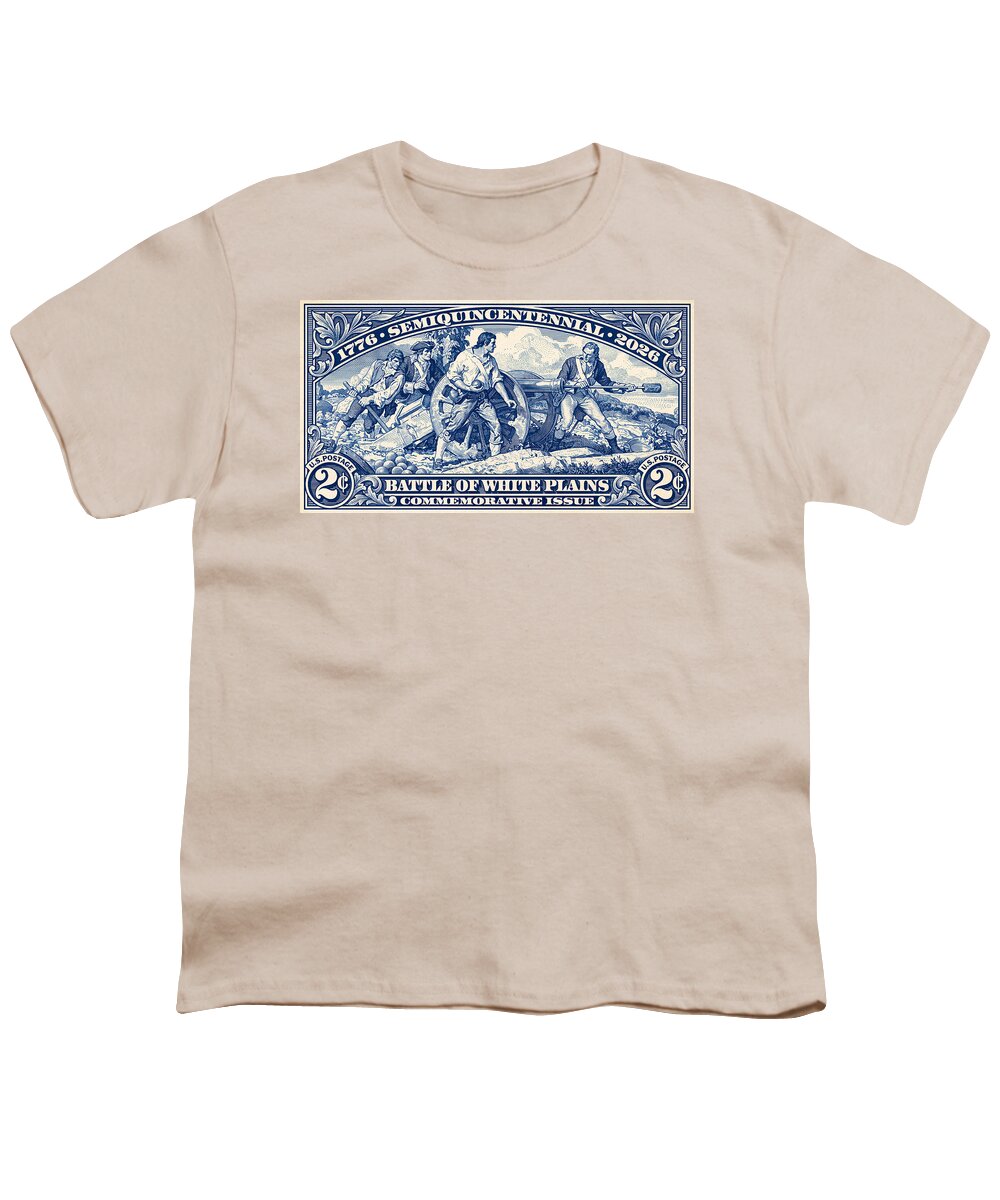White Plains 2c blue - Youth T-Shirt