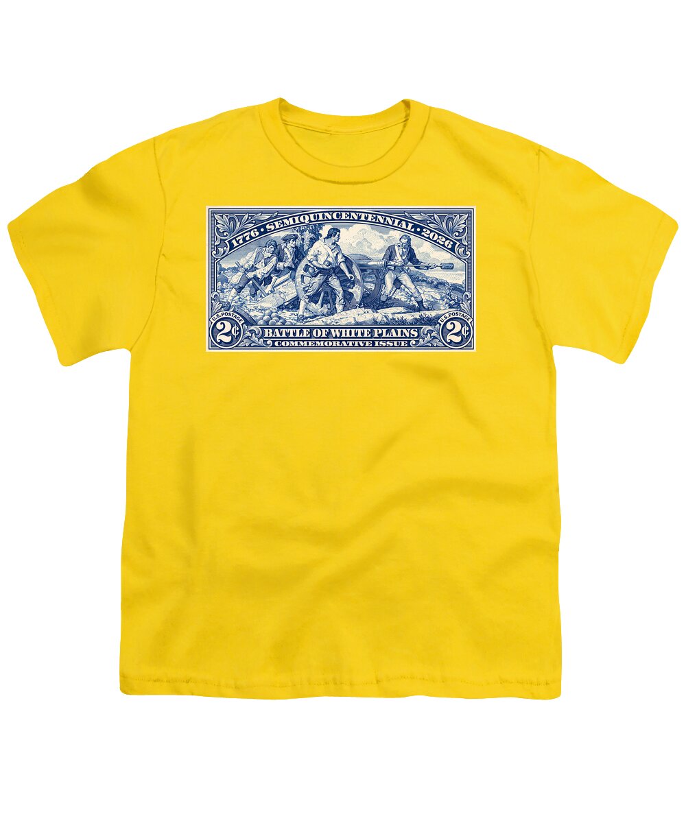White Plains 2c blue - Youth T-Shirt
