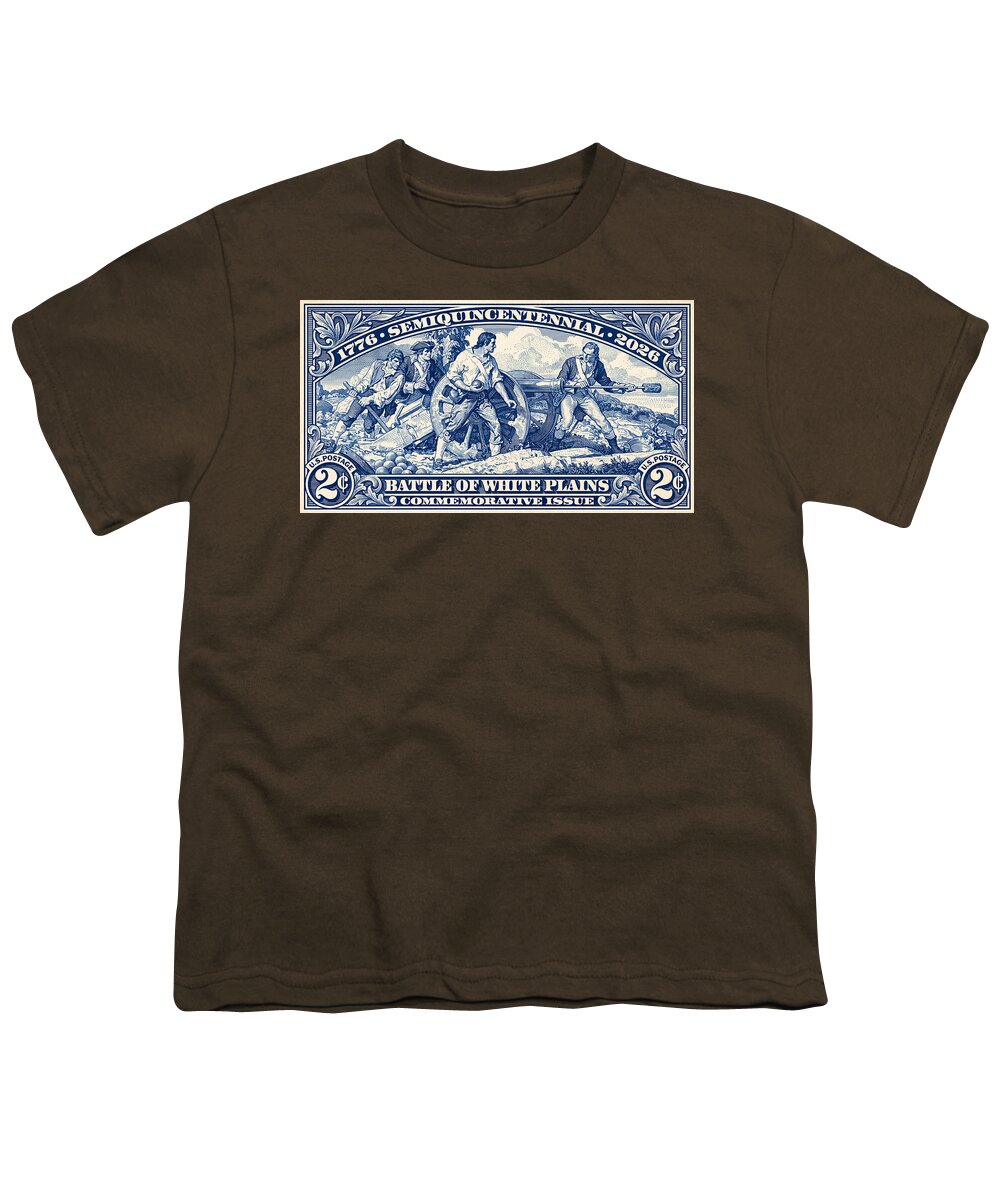 White Plains 2c blue - Youth T-Shirt