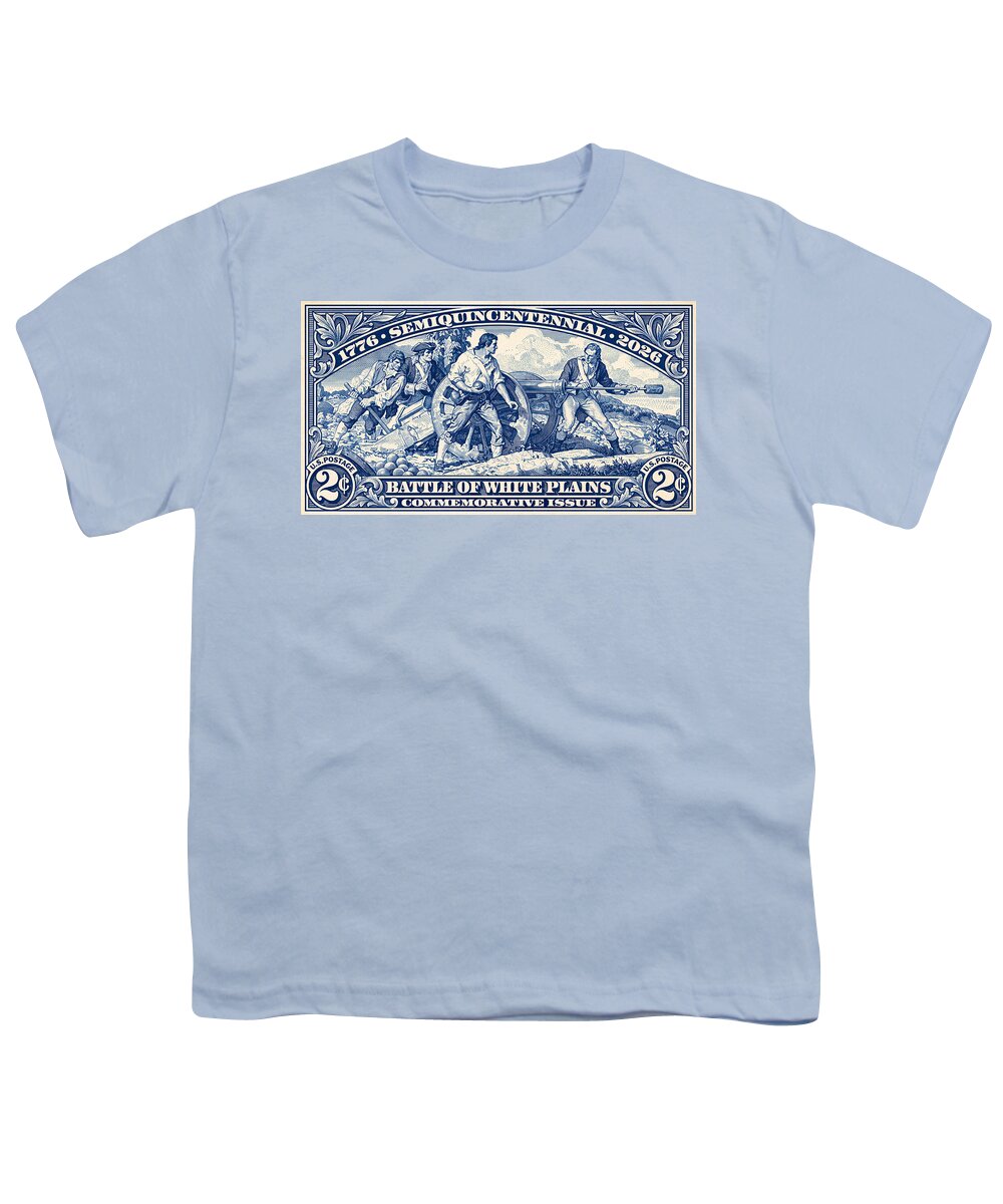 White Plains 2c blue - Youth T-Shirt