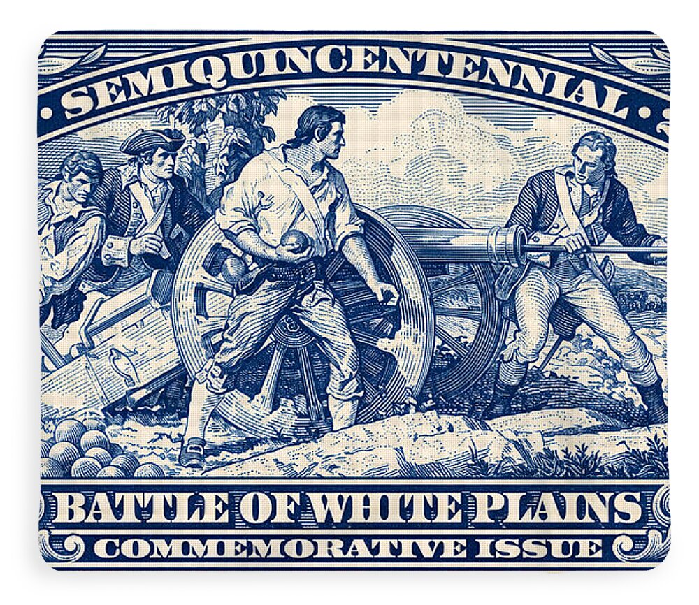 White Plains 2c blue - Blanket